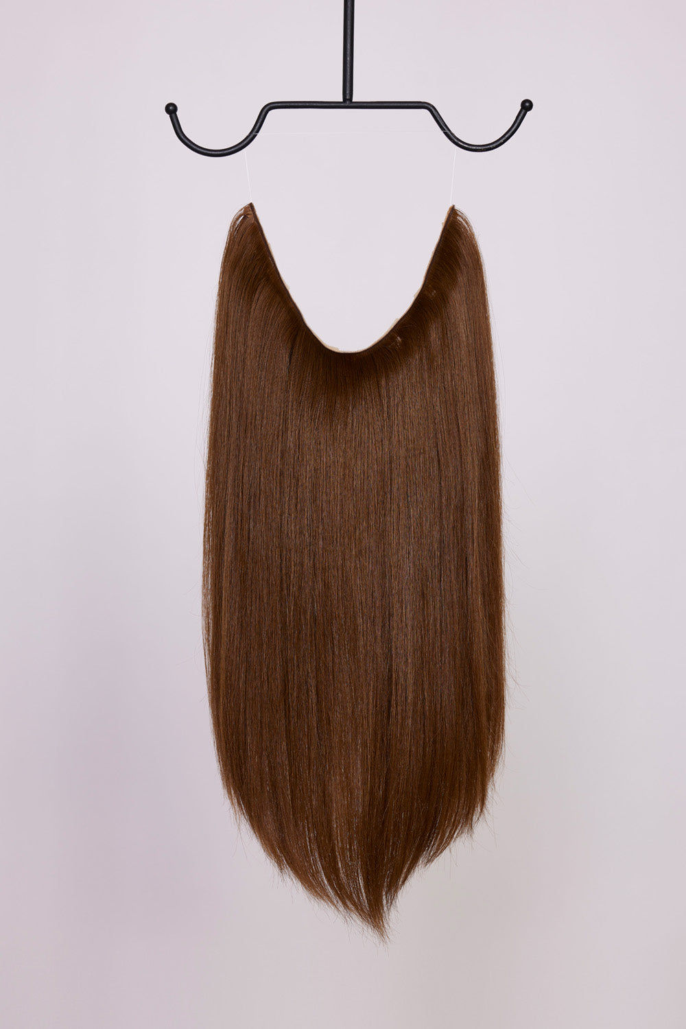 BHBD Hairband a warmer brown 40 cm.100% Remy hair. Clip-in, halo, or ponytail.