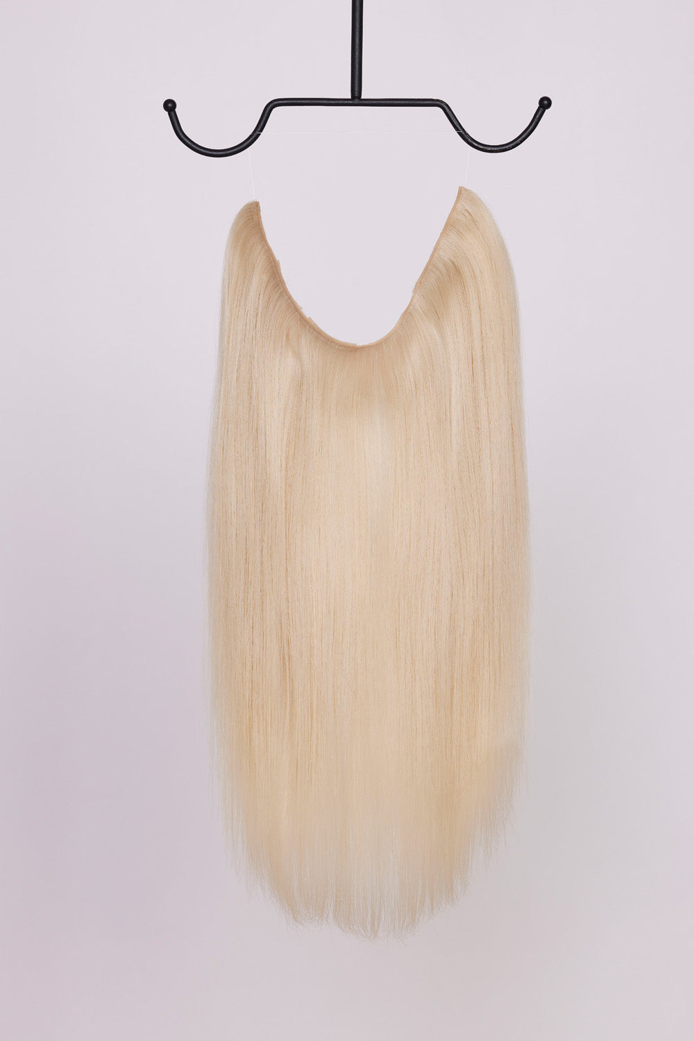 BHBD Hairband in a light blonde color, 100% Remy hair. Clip-in, halo, or ponytail, 40cm.