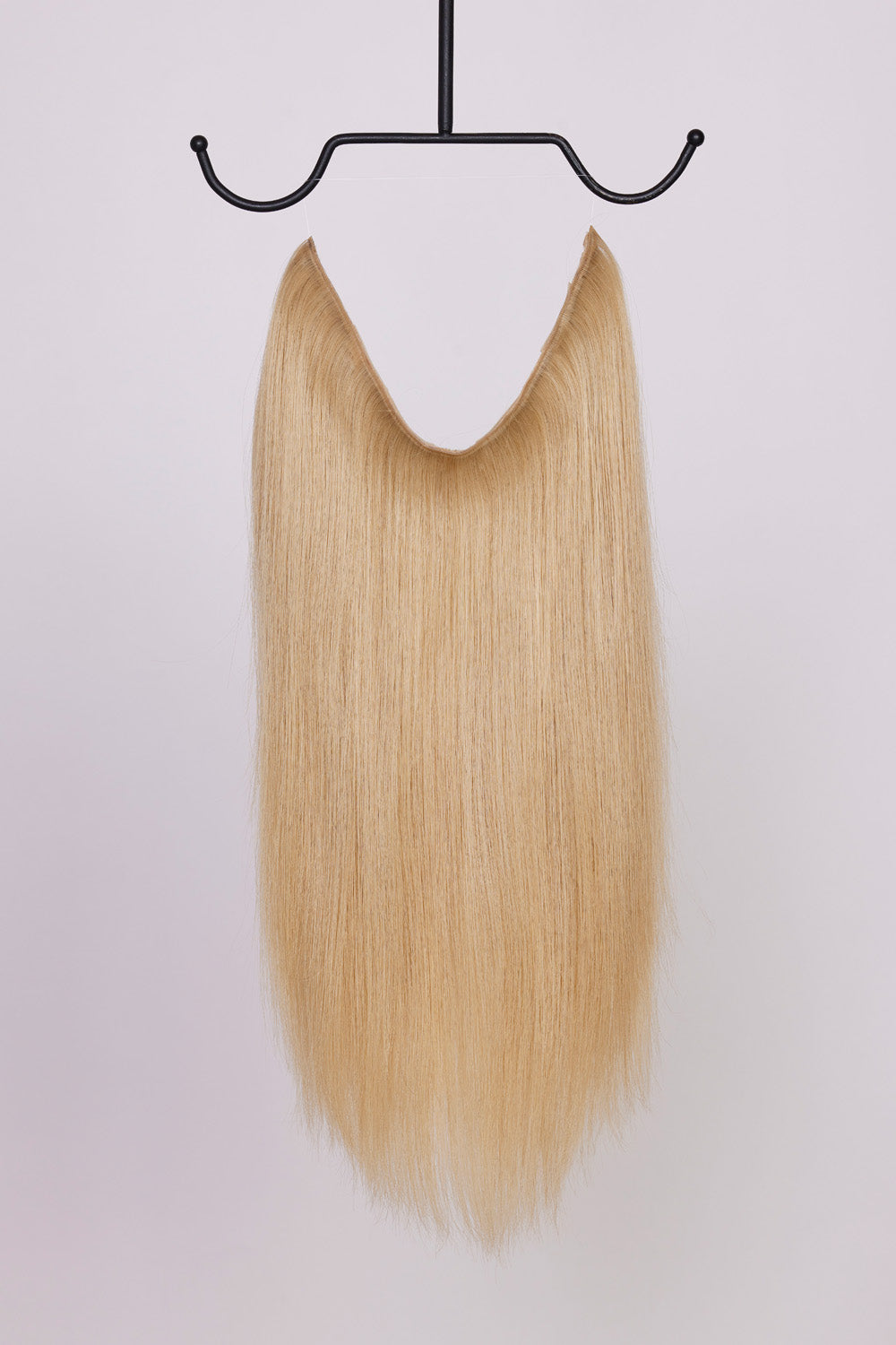 BHBD Hairband in a light blonde color, 100% Remy hair. Clip-in, halo, or ponytail, 40cm.