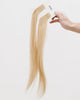 BHBD Tape extensions: 35cm, 50cm, 60cm. Neutral beige Lightest Blonde 100% real hair.